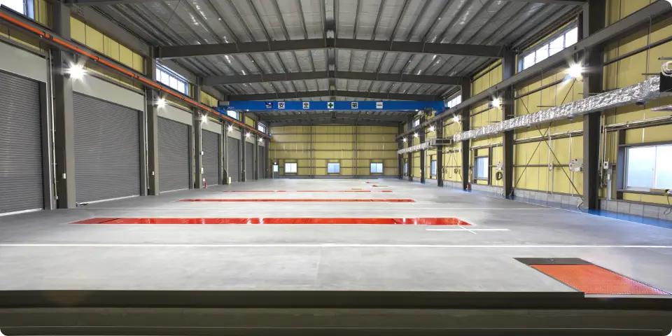 写真：八女郡広川町の新工場内観